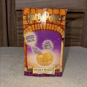 Harry Potter Secret Boxes Golden Snitch New In Box Year 2000 Rare Vintage Wings